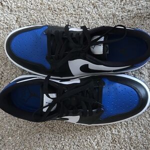 Nike Air Jordan 1 Low Royal Toe Golf Shoes